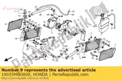 Aqui você pode pedir o guaid l, rad. Inner em Honda , com o número da peça 19035MBG000: