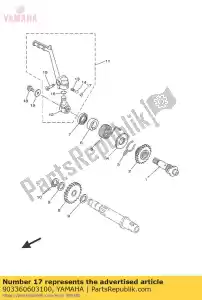 yamaha 903360603100 spina, cono (3fa) - Il fondo