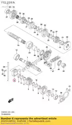 Ici, vous pouvez commander le vitesse, 5ème entraînement auprès de Suzuki , avec le numéro de pièce 2425120F02: