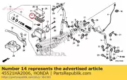 Here you can order the plate, diaphragm from Honda, with part number 45521HA2006: