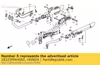 18325MAH000, Honda, przegub, np. rura honda vt vtx 1100 1300 1995 1996 1997 1998 1999 2000 2003 2004 2005 2006 2007, Nowy