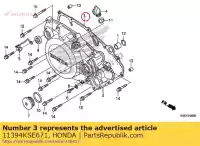 11394KSE671, Honda, guarnizione, r. copertina honda  crf 150 2007 2008 2009 2012 2013 2014 2018 2019 2020, Nuovo