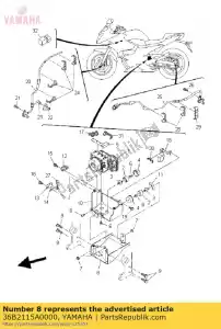 yamaha 36B2115A0000 lid 1 - Onderkant