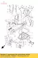 5YUW14410000, Yamaha, Obudowa filtra powietrza komp. yamaha mt 1670 2005 2006 2007 2008 2009, Nowy