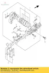 Here you can order the piston set from Suzuki, with part number 6910005851: