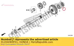 Here you can order the oil seal, 25x45x7 from Honda, with part number 91204HR0F01: