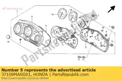 Here you can order the no description available from Honda, with part number 37109MASG01: