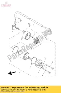 yamaha 28P818150000 cordon, démarreur - La partie au fond