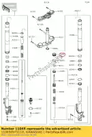 11065097311G, Kawasaki, 01 cap, comp., rh, cinza kawasaki z900 klz1000 versys 1000 s 900 , Novo