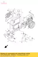 5STE240A0200, Yamaha, radiateur assy yamaha xf yn 50 2007 2008 2009 2010 2011 2012 2013, Nouveau