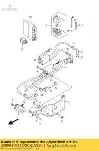 Suzuki 3280041G10RX0 rectifier assy - Bottom side