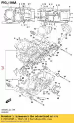 Here you can order the no description available at the moment from Suzuki, with part number 1130048881: