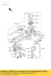 Qui puoi ordinare cilindro-assy-m da Suzuki , con numero parte K430150022: