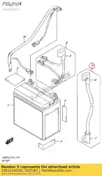 Here you can order the wire,starter mo from Suzuki, with part number 3381010G00: