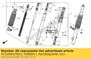 Honda 51520KS7003 caso comp., lh.bot - Lado inferior
