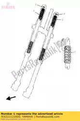 Qui puoi ordinare primavera (k = 4. 6) da Yamaha , con numero parte 4JX222122000: