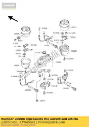 Aqui você pode pedir o socket-assy, ?? Taquômetro zr550-b2 em Kawasaki , com o número da peça 230081458: