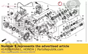 honda 41400HR6A61 versnellingsinrichting., fr. laatste - Onderkant