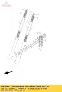 yamaha 4SS231411000 ressort, fourche avant (k = 0,38) - La partie au fond