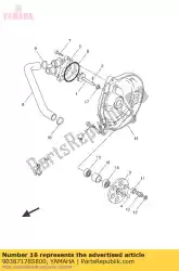 Qui puoi ordinare collare da Yamaha , con numero parte 90387178S800: