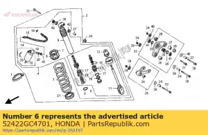 Honda 52422GC4701 regelaar, veer - Onderkant