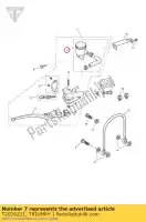 T2026221, Triumph, m/cyl, reservoir assy, front triumph bonneville from vin 380777 & se bonneville from vin 380777/ se scrambler carb scrambler efi speed four speed triple speed triple 141872 > 210444 speed triple 210445 > 461331 speed triple 885cc955cc (efi) > 141871 sprint rs > 139276, New