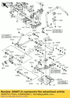 39007017010, Kawasaki, Arm-susp, rr, upp, lh, zwart kvf75 kawasaki  brute force kvf 650 750 2011 2012 2013 2014 2015 2016 2017 2018 2020 2021, Nieuw