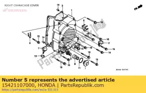 honda 15421107000 tela, filtro de óleo - Lado inferior