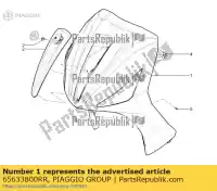 65633800RR, Piaggio Group, scudo anteriore     , Nuovo