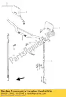 5660010042, Suzuki, specchio assy, ??rea suzuki dr  se seu dr125se 125 , Nuovo