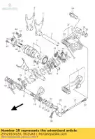 2552016G20, Suzuki, Rami?, d?wignia zmiany biegów suzuki gsx r sv 600 750 1000 2003 2004 2005 2006 2007 2008, Nowy