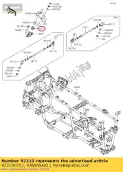 Aquí puede pedir tuerca, 16 mm de Kawasaki , con el número de pieza 922100751: