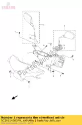 Aqui você pode pedir o capa, mão, superior 1 mynm1 em Yamaha , com o número da peça 5C3F614300P9: