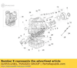 Aqui você pode pedir o alfinete em Piaggio Group , com o número da peça GU95512081: