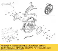 86708900WGA, Piaggio Group, rear hub aprilia derbi gilera rcr rcr 50 rx rx 50 rx sx senda zapkka00 zd4kka01 zdpab zdpkka00 50 2010 2011 2012 2013 2014 2016 2017 2018 2019 2020 2021 2022, New