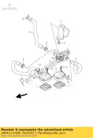 1846121H00, Suzuki, manguera, corte de aire va suzuki gsx r 1000 2007 2008, Nuevo