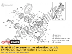 Aprilia AP0245860, Rondella elastica, OEM: Aprilia AP0245860