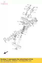 Ici, vous pouvez commander le écrou, couronne auprès de Yamaha , avec le numéro de pièce 901762200200: