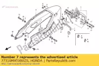 77310MAT000ZS, Honda, rail assy., rr. prendi * nh1 honda cbr super blackbird xx cbr1100xx 1100 , Nuovo