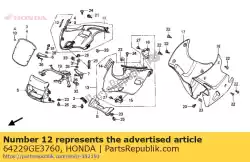 film r zijkap inn van Honda, met onderdeel nummer 64229GE3760, bestel je hier online: