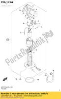 1510014J01, Suzuki, pompa, carburante suzuki  gsx r 600 750 2011 2012 2014 2015 2016 2017 2018 2019, Nuovo