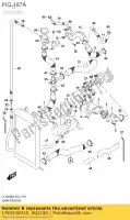 1785240H10, Suzuki, manguera, radiador o suzuki vl1500bt intruder vl1500t vl1500b 1500 , Nuevo