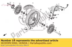 bout, fr. As van Honda, met onderdeel nummer 90305MCJ000, bestel je hier online: