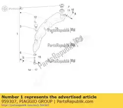 Tutaj możesz zamówić czo? G od Piaggio Group , z numerem części 959307: