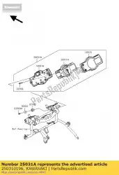 Here you can order the meter-assy,tacho&lcd from Kawasaki, with part number 250310196: