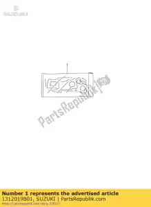 suzuki 1312019B01 gasket,intake - Bottom side