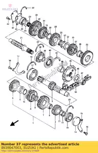 Suzuki 0939047003 c ring - Lado inferior