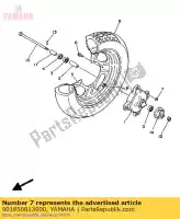 901850813900, Yamaha, tuerca autoblocante (2al) yamaha ysr 50 80, Nuevo