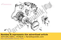 Here you can order the no description available at the moment from Honda, with part number 30410KZ3B01: