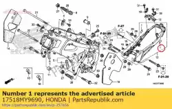 Here you can order the protector from Honda, with part number 17518MY9690: